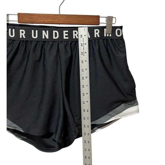 Under Armour Women's Play Up Trico Athletic Shorts Black Size Large Loose - Picture 7 of 10